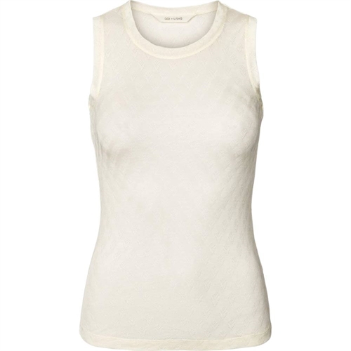 GAI + LISVA ALBERTE S LESS SILK TOP OFF WHITE